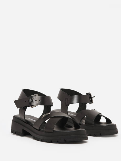 Sandales Tiha En Cuir Les tropeziennes Noir accessoires TIHA vue secondaire 2