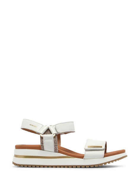 Sandals Jeanie In Leather Mephisto White accessoires P5142127