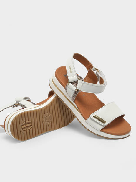 Sandals Jeanie In Leather Mephisto White accessoires P5142127 other view 1
