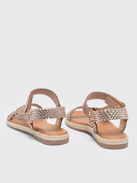 Sandals Hipsto In Leather Les tropeziennes Gold accessoires HIPSTO other view 4