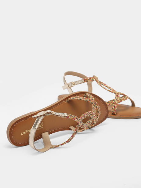 Sandals Cimona In Leather Les tropeziennes Green accessoires CIMONA other view 1