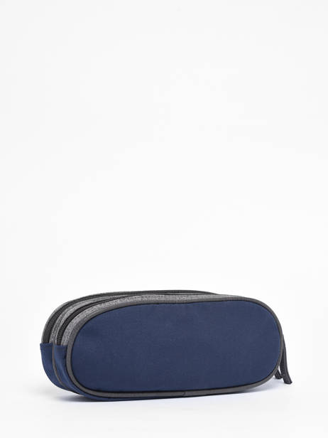 2-compartment  Pouch Cameleon Violet vintage pin's TROU other view 3
