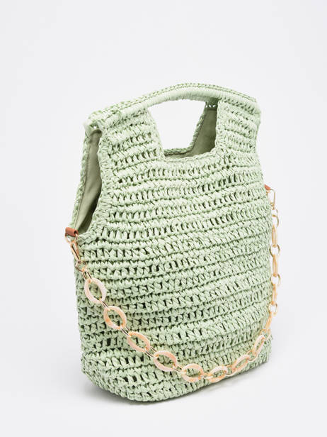 Satchel Barcelone Straw Gerard pasquier Green barcelone P231609 other view 2