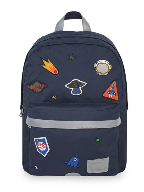 1 Compartment  Backpack Tann's Blue les fantaisies g 62187