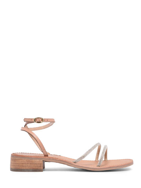 Sandals In Leather Les tropeziennes Beige accessoires HODA