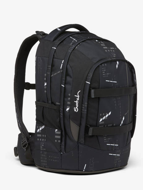 Backpack 2 Compartments Satch Black pack SIN2 other view 1