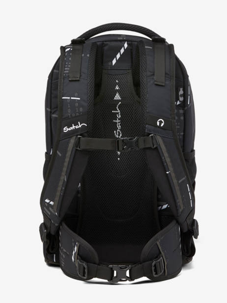 Backpack 2 Compartments Satch Black pack SIN2 other view 3