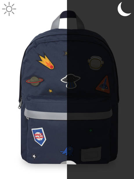 1 Compartment  Backpack Tann's Blue les fantaisies g 62187 other view 5
