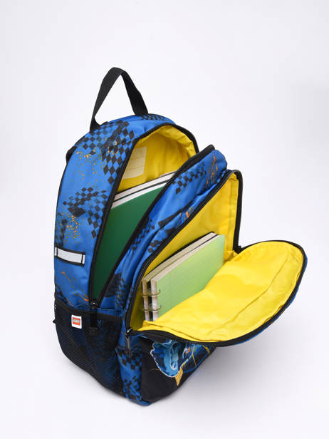 2-compartment Backpack Lego Black city race 23 other view 3