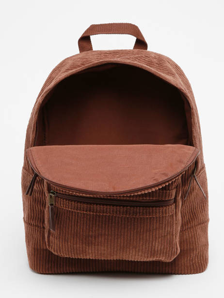 1 Compartment  Backpack Roxy Brown back to school RJBP4653 other view 2