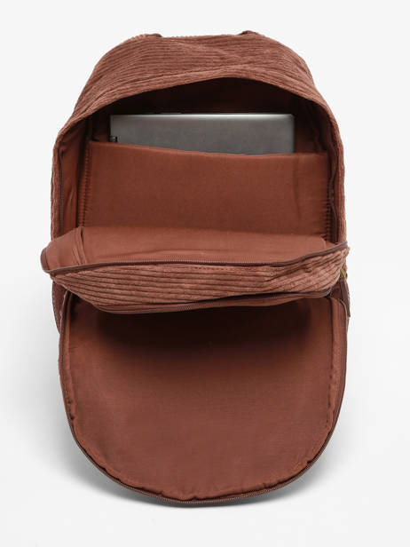 2-compartment  Backpack Roxy Brown back to school RJBP4654 other view 2