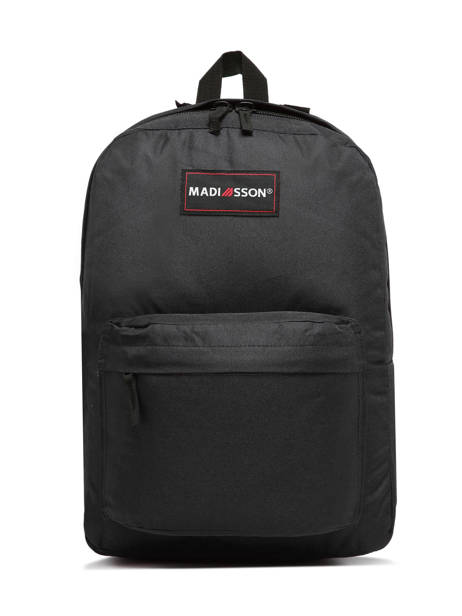 2-compartment Backpack Madisson Black college 82441