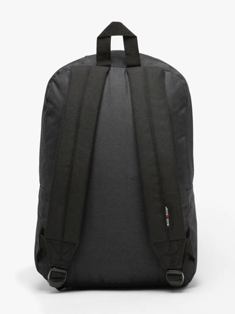 2-compartment Backpack Madisson Black college 82441 other view 3